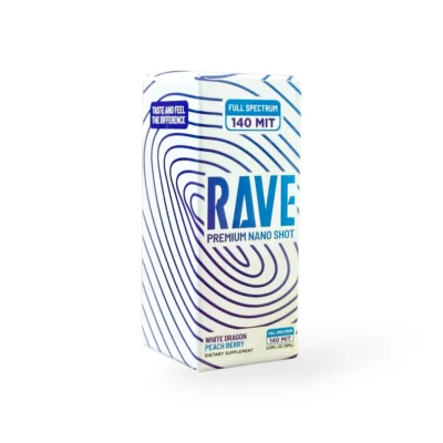 Rave Kratom White Dragon Peach Berry Kratom Extract Shot 15mL